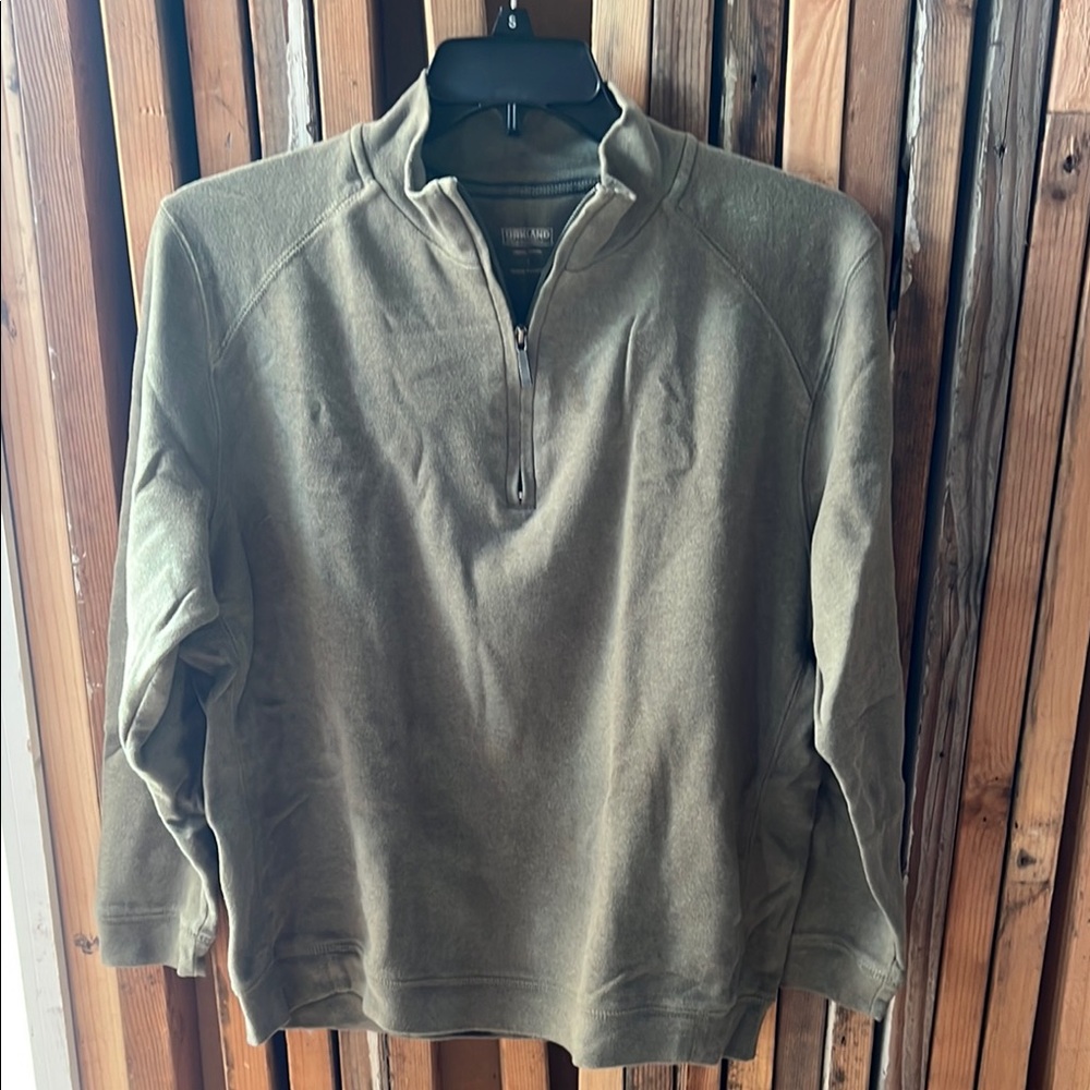 Kirkland Signature Olive Cotton Pullover